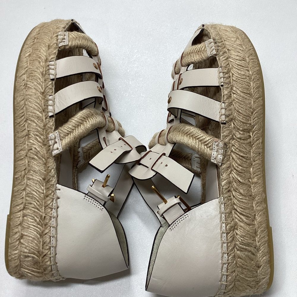 Tory Burch Fisherman Platform‎ Espadrille Sandal Size 10.5 - Picture 3 of 16